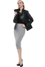 Load image into Gallery viewer, Kimi + Kai Women Knit Pencil Skirt