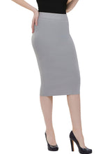 Load image into Gallery viewer, Kimi + Kai Women Knit Pencil Skirt