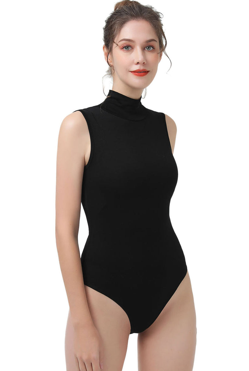 Kimi + Kai Women\'s Turtleneck Sleeveless Bodysuit – kimi + kai