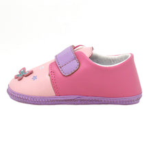 Load image into Gallery viewer, Kimi + Kai Girls Soft Sole Lambskin Leather Shoes - Butterfly (First Walker &amp; Toddler)