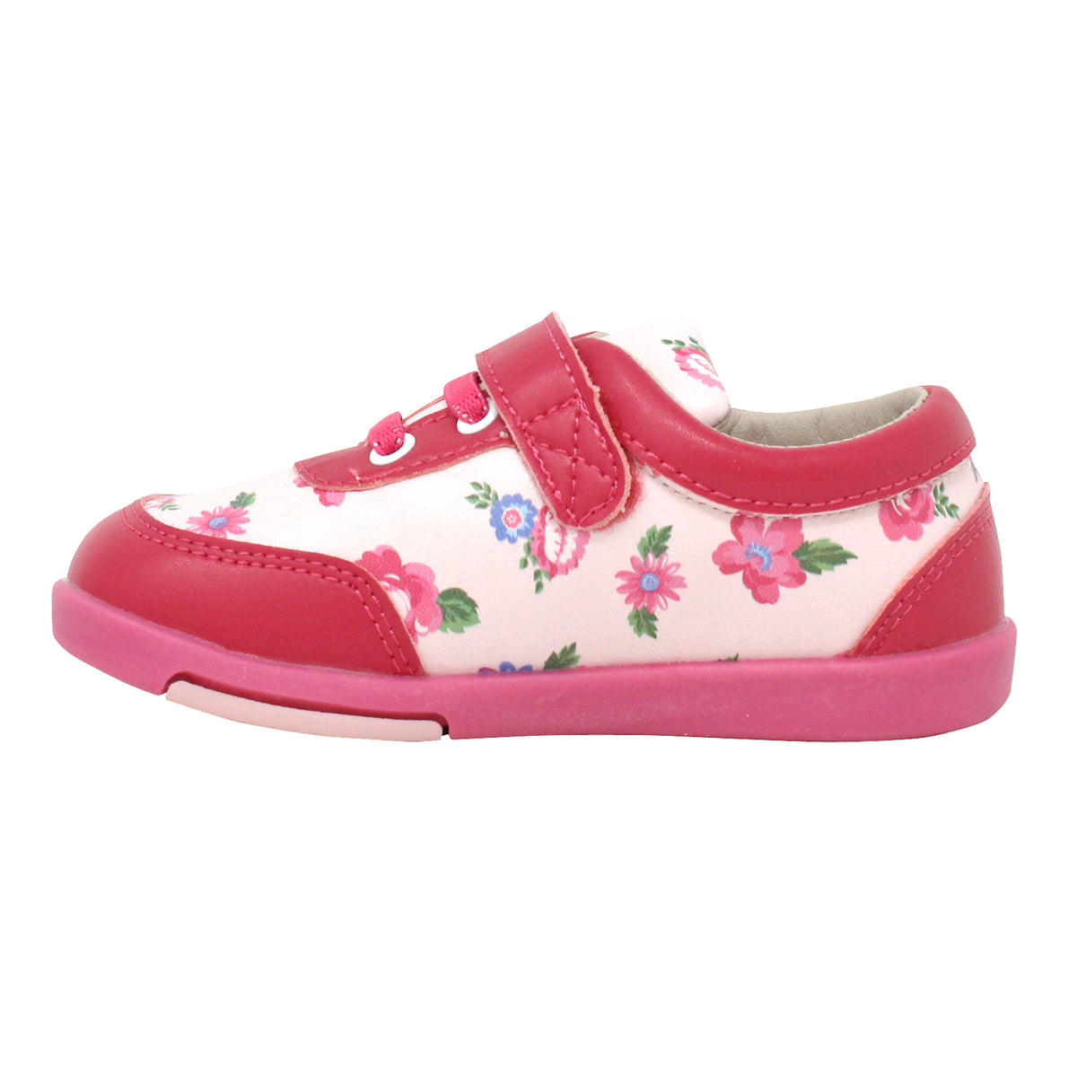 Kimi + Kai Girl's "Kloe" Floral Sneaker Shoes (First Walker & Toddler) – + kai