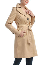 Load image into Gallery viewer, Kimi + Kai Women&#39;s &quot;Adel&quot; Waterproof Hooded Trench Coat