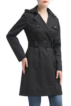 Load image into Gallery viewer, Kimi + Kai Women&#39;s &quot;Angie&quot; Waterproof Hooded Trench Coat