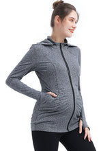 Load image into Gallery viewer, Kimi + Kai Maternity &quot;Jojo&quot; Performance Jacket with Detachable Hood