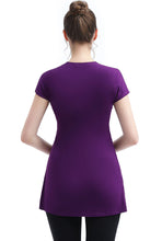 Load image into Gallery viewer, Kimi + Kai Maternity Essential V Neck Wrap A-Line Nursing Top