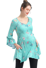 Load image into Gallery viewer, Kimi + Kai Maternity &quot;Sue&quot; Nursing A-Line Tunic