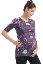 Load image into Gallery viewer, Kimi + Kai Essential Maternity &amp; Nursing Tiered Top