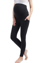 Load image into Gallery viewer, Kimi + Kai Maternity &quot;Gwen&quot; Belly Support Pocket Leggings (28&quot; Inseam)