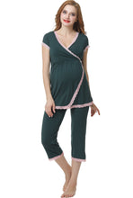 Load image into Gallery viewer, Kimi + Kai Maternity &quot;Cindy&quot; Nursing PJ Set