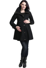 Load image into Gallery viewer, Kimi + Kai Maternity &quot;Olivia&quot; Wool Blend Parka Coat