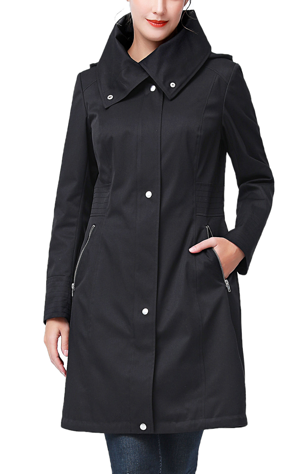 Kimi + Kai Women's "Alys“ Water Resistant Hooded Anorak Coat