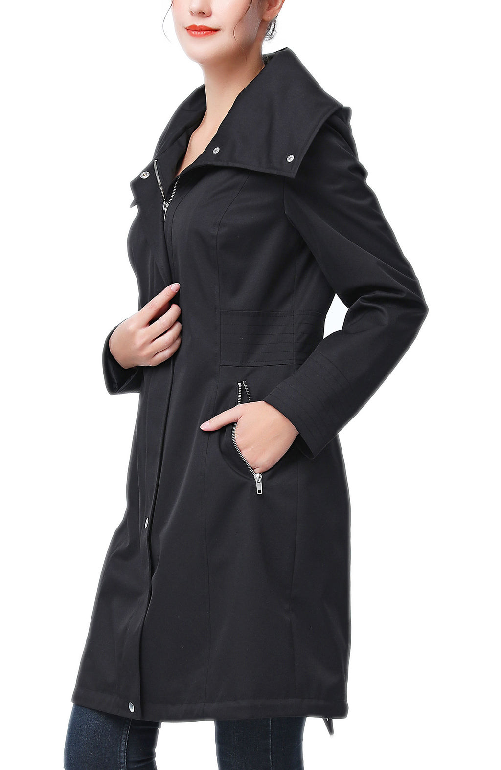 Kimi + Kai Women's "Alys“ Water Resistant Hooded Anorak Coat
