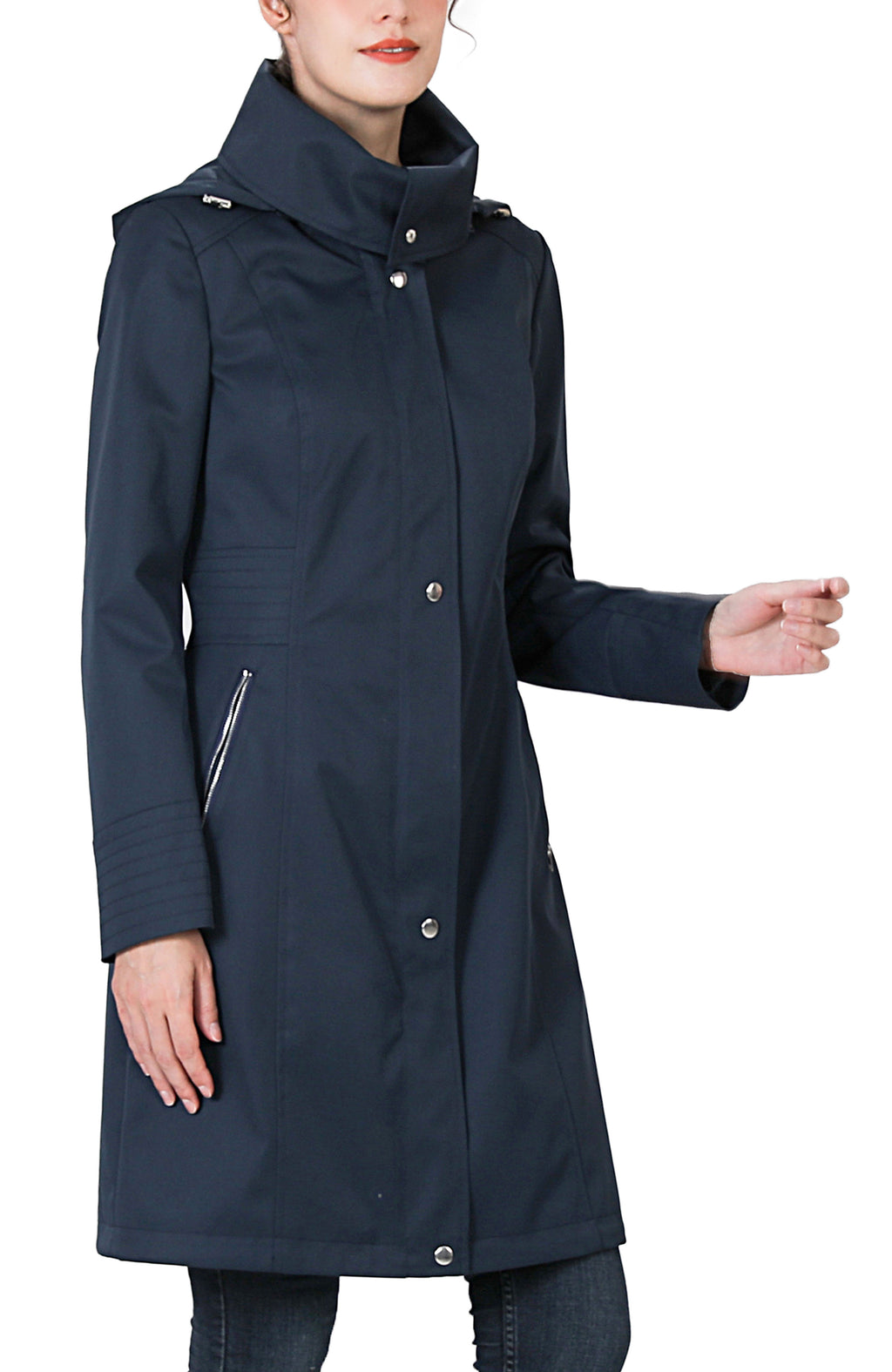 Kimi + Kai Women's "Alys“ Water Resistant Hooded Anorak Coat