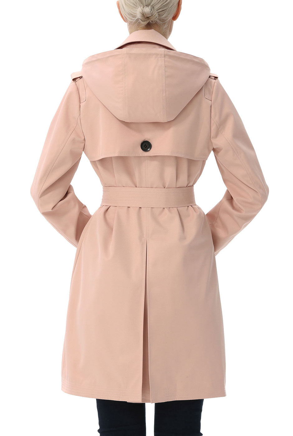 Kimi + Kai Women's "Angie" Waterproof Hooded Trench Coat