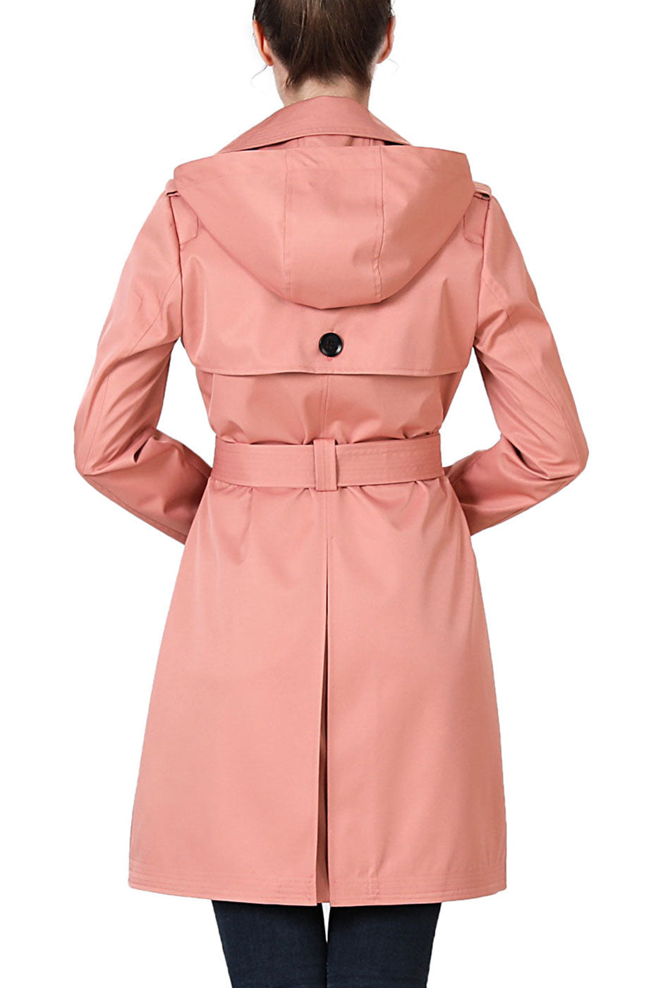 Kimi + Kai Women's "Angie" Waterproof Hooded Trench Coat