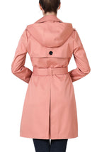 Kimi + Kai Women's "Angie" Waterproof Hooded Trench Coat