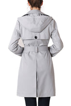 Load image into Gallery viewer, Kimi + Kai Women's "Angie" Waterproof Hooded Trench Coat