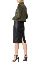 Kimi + Kai Women's "Willa" Faux Suede Moto Jacket
