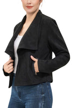Kimi + Kai Women's Faux Suede Open Front Jacket
