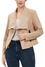 Load image into Gallery viewer, Kimi + Kai Women's Faux Suede Open Front Jacket