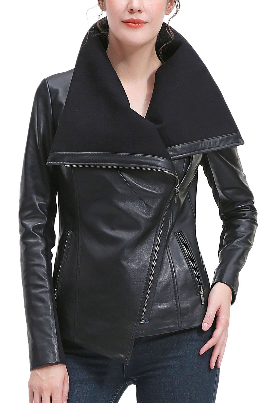 Kimi + Kai Women's "Kiara" Leather Jacket