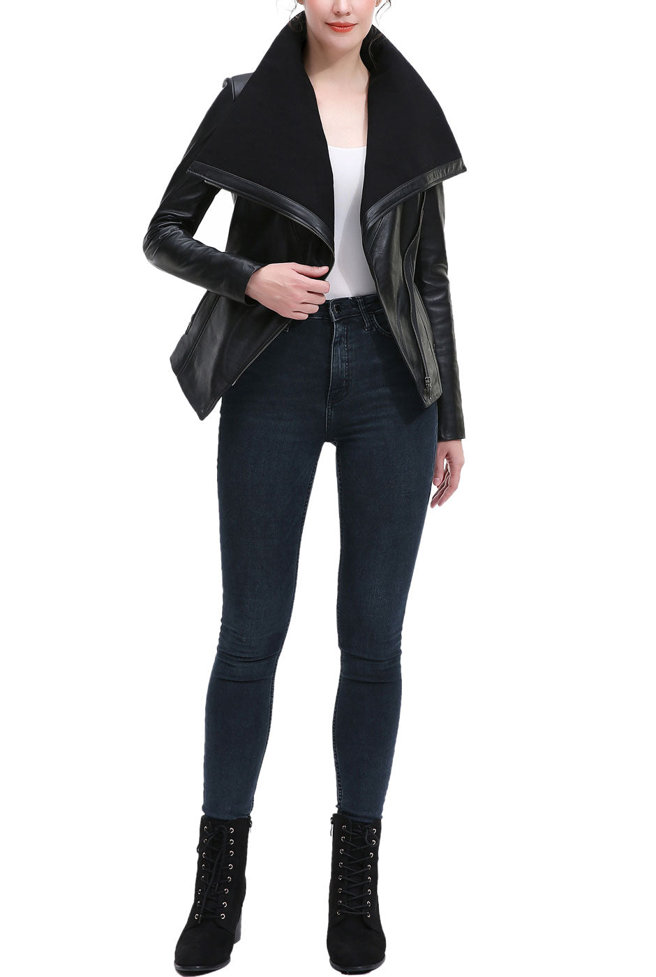 Kimi + Kai Women's "Kiara" Leather Jacket