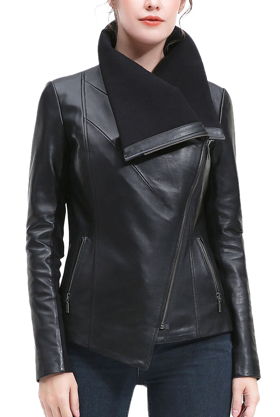 Kimi + Kai Women's "Kiara" Leather Jacket