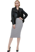 Kimi + Kai Women Knit Pencil Skirt