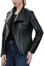 Kimi + Kai Women's "Suki" Faux Leather Moto Jacket