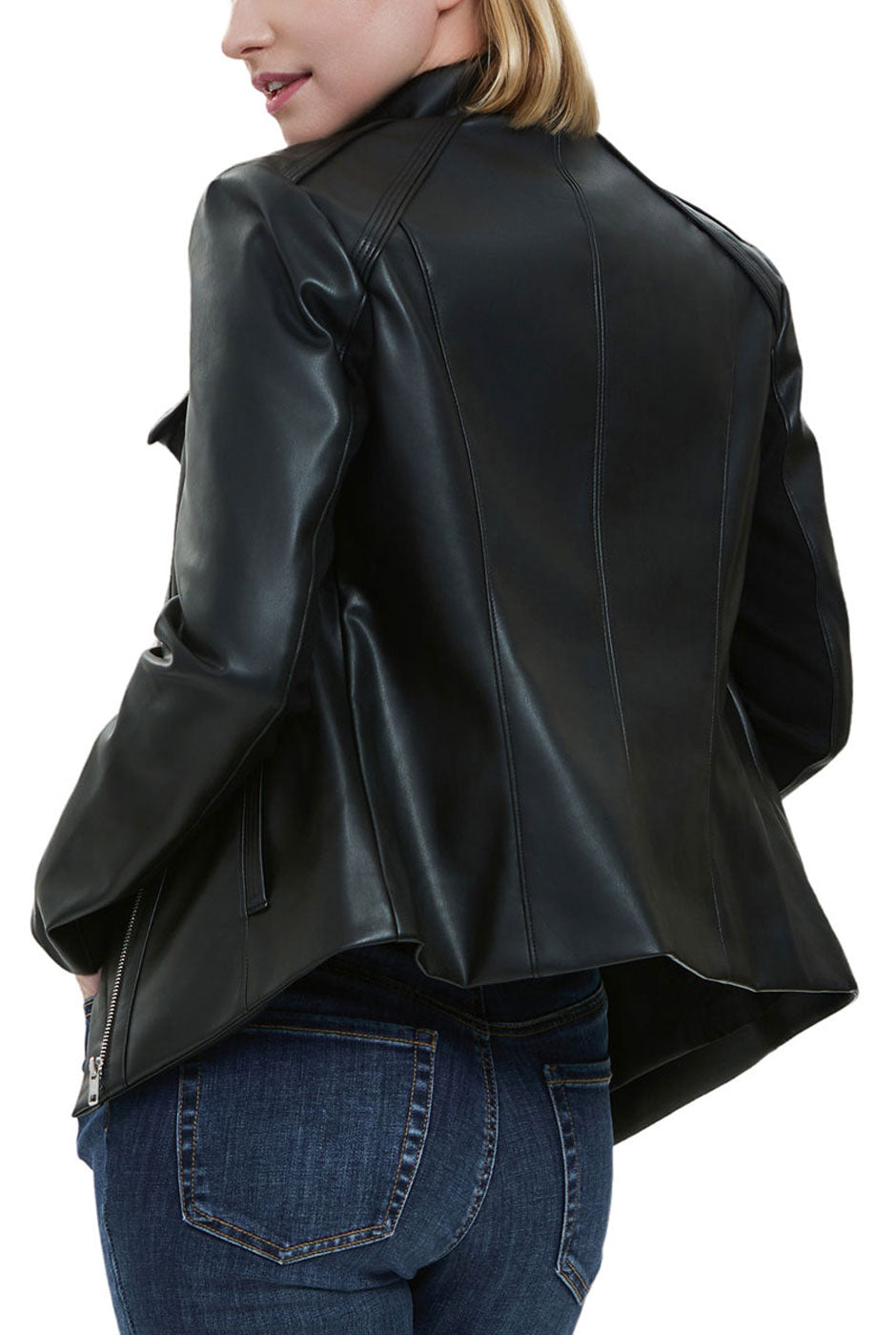 Kimi + Kai Women's "Suki" Faux Leather Moto Jacket