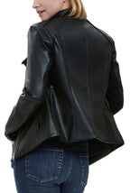 Kimi + Kai Women's "Suki" Faux Leather Moto Jacket