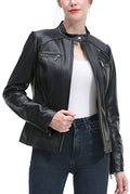 Kimi + Kai Women's "Ana" Leather Moto Jacket