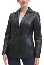 Kimi + Kai Women's "Madeline" Leather Blazer