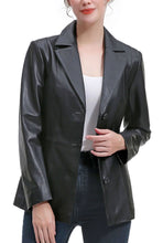 Load image into Gallery viewer, Kimi + Kai Women's "Madeline" Leather Blazer
