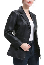 Load image into Gallery viewer, Kimi + Kai Women's "Madeline" Leather Blazer