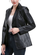Kimi + Kai Women's "Madeline" Leather Blazer