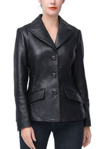 Kimi + Kai Women's "Mya" Leather Blazer