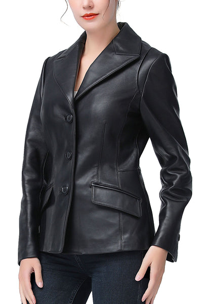 Kimi + Kai Women's "Mya" Leather Blazer