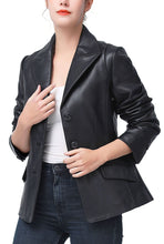 Load image into Gallery viewer, Kimi + Kai Women's "Mya" Leather Blazer