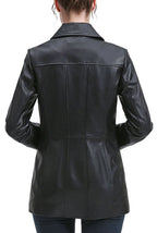 Kimi + Kai Women's "Ailany" Leather Car Coat