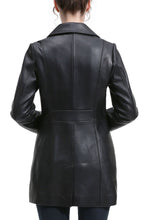 Load image into Gallery viewer, Kimi + Kai Women's "Ivy" Leather Car Coat