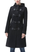 Kimi + Kai Women's "Avani" Wool Blend Hooded Toggle Coat