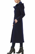 Load image into Gallery viewer, Kimi + Kai Women's "Laila" Long Hooded Wool Walking Coat