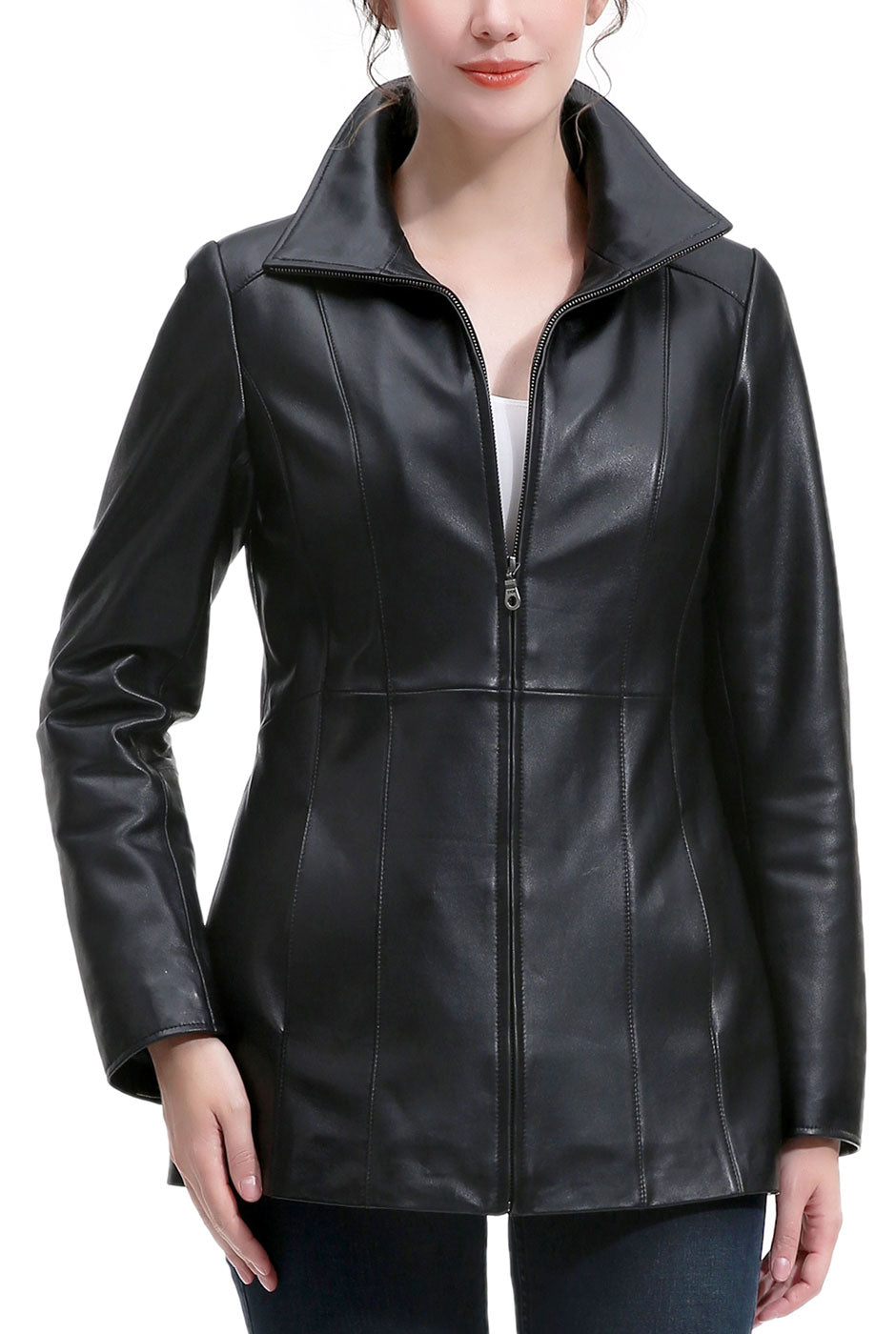 Kimi + Kai Women's "Amy" Leather Jacket