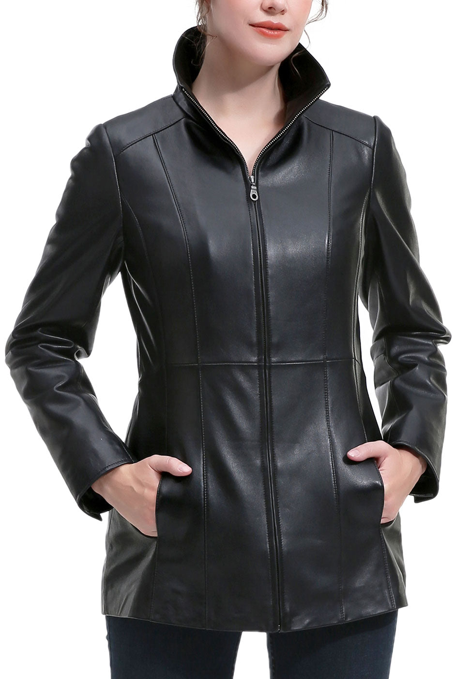 Kimi + Kai Women's "Amy" Leather Jacket