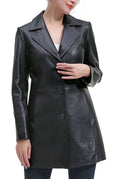 Kimi + Kai Women's "Rylee" Leather Walking Coat