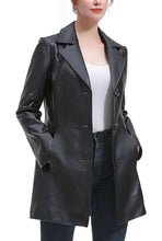 Load image into Gallery viewer, Kimi + Kai Women's "Rylee" Leather Walking Coat