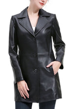 Load image into Gallery viewer, Kimi + Kai Women's "Rylee" Leather Walking Coat