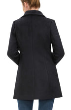Kimi + Kai Women's "Kinsley" Wool Blend Zip Front Walking Coat