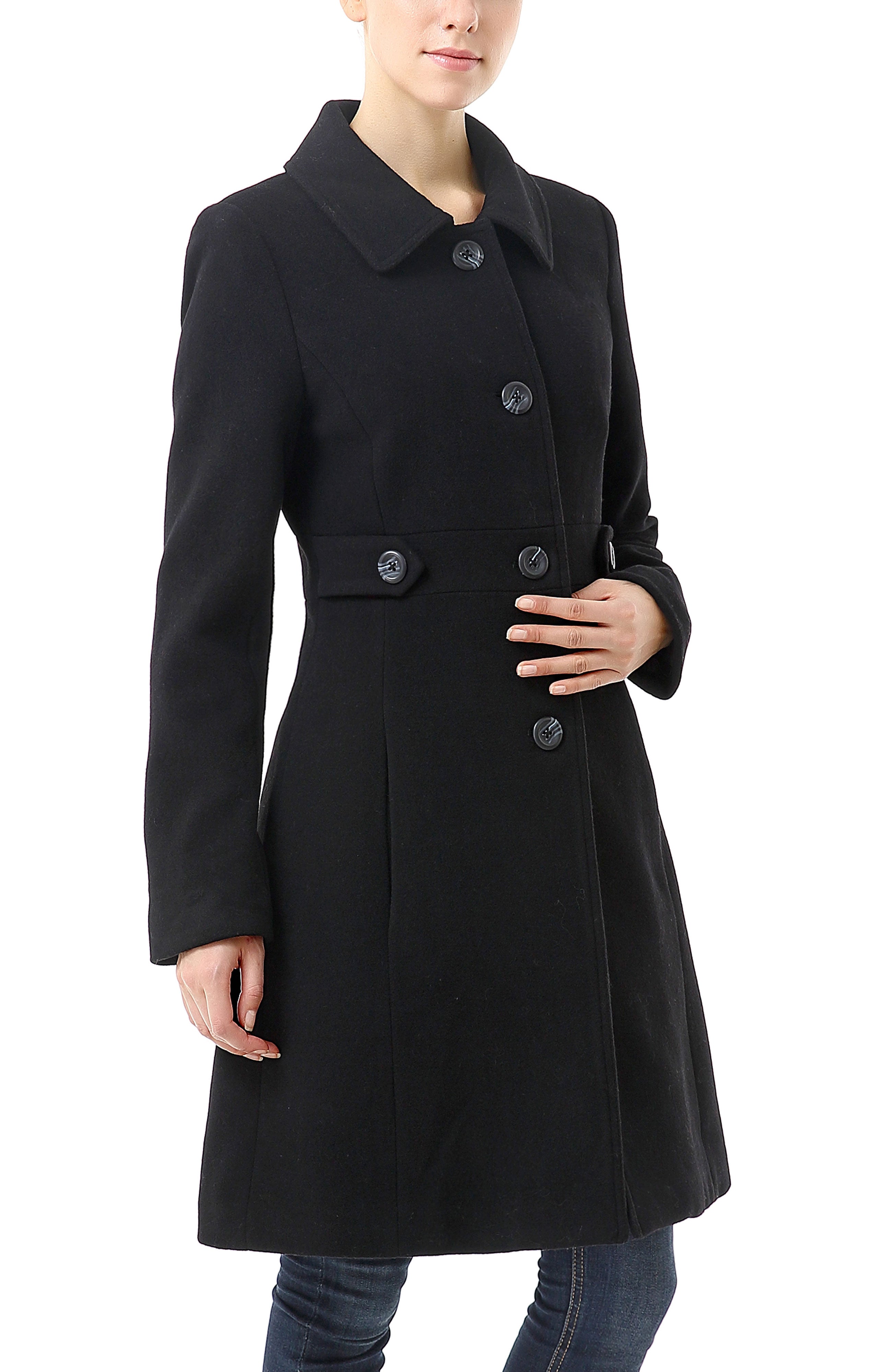 DAIRIKU　20AW Long Wool Tailored Jacket Damian Wool Coat - Black | FILIPPA K